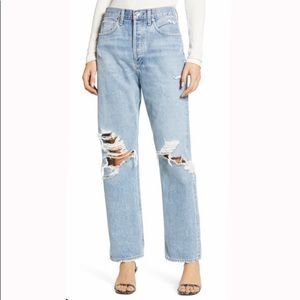 STILL FOR SALE - AGOLDE 90S RIPPED LOOSE FIT JEANS